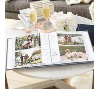 Photo Album Book, 4x6 Picture Album, Large Capacity Scrapbook with 200 Pockets Front Window Cover, Hardcover Memory Book with Elegant Design, Family Wedding Travel Keepsake