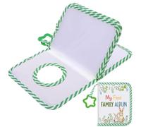 Photo Album for Baby - 4x6 Cloth Family Book, Soft Baby Photo Album Holds 17 Pictures | Keepsake Memory Journal for Toddler, Kids, Mom, Pregnancy, Birthday, Wedding, Travel & Holiday Celebrations