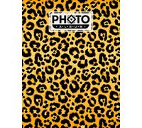 Photo Album: Leopard Print Album, Large Photo Albums with Writing Space Memo, Extra Large Capacity Picture Album, Family, Baby, Wedding, Travel Photo Book, 120 Pages, Size 8.5" x 11" by Emanuel Wilke