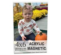 Photo Booth Nook - Portarretratos magnético acrílico de 4 x 6 pulgadas (retrato de 72, 4 x 6 pulgadas)