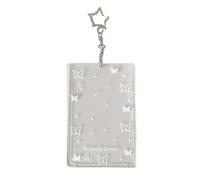 Photo Card Holder - Alloy Construction Shield Hard ID Credit | Resists Color Fading Caard Badge Hoolder | Waterproof Badgee Holderr for Wallet Backpack or Purse Offering