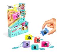 Photo Creator Cámara Digital Mini CAM, Tarjeta SD de 1 GB, Recargable, 6 Colores