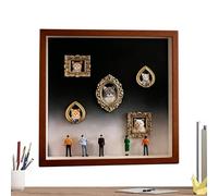 Photo Display Memory Box - Miniature Museum Decoration | Pet Photos Figurines Display Box Kit Suitable For Bedside Dorm Bedroom Apartment Birthday Holiday Mother's Day