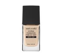 Wet n Wild Photo Focus Matte Foundation, Base de Maquillaje Líquida Mate Modulable, Acabado Alisador de Poros para Todo Tipo de Piel, Nude Ivory