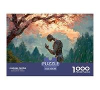 Photo_of_n_i_robot_kneeling_in_pryer_uander_ch_b24864-9d09-423b-b826-e1259fc74dc4_2 1000 Pcs Premium-Karton Puzzle Preying Robot Lebendige Bilder Familienspiel Puzzles Als Geburtstagsgeschenke 52x38cm