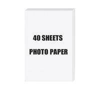 Photo Paper 4x6 Compatible con Liene Amber M100 M200 Cartucho CISS CISS Funciones para DHP512 DHP513 Impresoras(40 Paper)