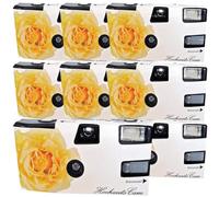 PHOTO PORST - Cámaras desechables (8 unidades, 1 A, con flash, pilas y película, 8 unidades, 27 fotos cada una)