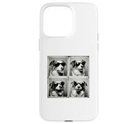 Photobooth Selfies Sunglasses Blue Merle Australian Shepherd Carcasa para iPhone 15 Pro MAX