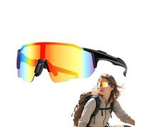 Photochromic Sunglasses - Gafas deportivas adaptables para hombres y mujeres, UV400 Half-Frame Cycling Sunglasses para exteriores, ciclismo, running, hiking, fishing & Mountain Trails, Clear To
