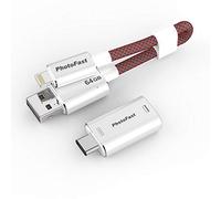 PhotoFast &apos quot;memoriescable Gen3, Expertos USB 3.1 A Lightning Cable de Carga con USB de c Accesorio Rojo 64GB MemoriesCable