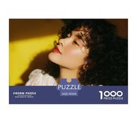 Photograph of An Atractive Girl 1000 Stück Ökopapier Puzzle Charming Woman Lebendige Bilder Familienspiel Puzzles Als Geburtstagsgeschenke 70x50cm/1000pcs