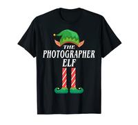 Photographer elf christmas pajamas for family matching elf Camiseta