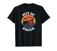 Photographer Retro Camera out of Focus Sunset Design Camiseta