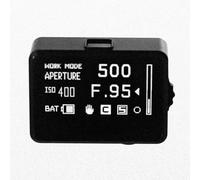 Photography Light Meter, 30°FOV Ambient Light Digital Exposure Meter, with Large OLED Screen, Cold Shoe Mount, Rechargeable 20H Battery Life, for Vintage Film Cameras(B)