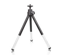 Photography Mini trípode Flexible 3 Stand Stand Stand para cámaras de proyector de Aluminio de aleación de Aluminio trípode para teléfono móvil (Svart Universal)