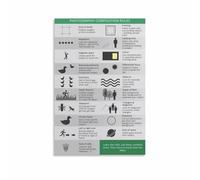 Photography Tips Poster Composition Rules Visual Guide Canvas Wall-Art for Living Room Decor Home Studio Inspiration Gift for Photographer Friend(Unframed,12x18inch(30x45cm))