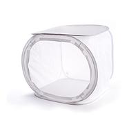 Photomyne Tienda de campaña Profesional para Estudio fotográfico | Caja de luz para Fotos | Tienda de luz para Fotos | Difusión de Cubo de luz - Blanco (24 x 24 Pulgadas)
