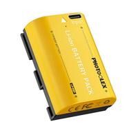 PHOTOOLEX LP-E6P Batería de Repuesto 2520mAh, batería de Cámara Recargable con Carga rápida USB-C, Compatible con Canon EOS R6 Mark II/R5 Mark II/R/R7/R6/R5/C50/5D III IV/5DS/6D/6D II/7D/80D/90D