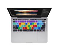 Photoshop PS Shortcuts - Funda de silicona para teclado para MacBook Pro de 14/16 pulgadas; MacBook Pro 2016-2023 de 13 pulgadas M2/M1; Touch Bar Macbok Pro de 15 pulgadas (A1989/A1706, A1990/A1707)