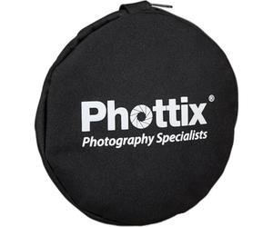 Phottix 86496 - Reflector para iluminación fotográfica (5 en 1, Plegable, 32"), Multicolor