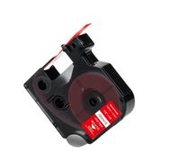 PHOVYAFI 10 pcs Cinta de Etiqueta de 12 mm - Compatible con 18438/18441/18444/18432/18435/1805435/1805243/1805414 para 4200/5200 Aplicadores(White on Red)