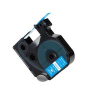 PHOVYAFI 10 pcs Cinta de Etiqueta de 12 mm - Compatible con 18438/18441/18444/18432/18435/1805435/1805243/1805414 para 4200/5200 Aplicadores(White on Blue)