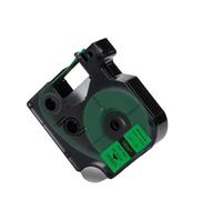 PHOVYAFI 10 pcs Cinta de Etiqueta de 12 mm - Compatible con 18438/18441/18444/18432/18435/1805435/1805243/1805414 para 4200/5200 Aplicadores(Black on Green)