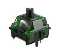 PHOVYAFI 45 pcs Fog Verde 5 Pins 60GF Cantos lineales Pesados Factory Lubed Compatible con teclados mecánicos de Estilo MX(45pcs)