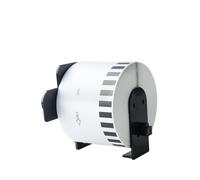 PHOVYAFI 62 mm x 30.48m Rollo de Etiqueta de Papel térmico Continuo DK-2205 Compatible con QL-500 500A 550 560 700 570VM 800N 600TD