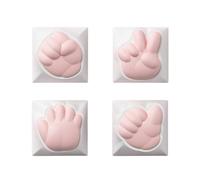 PHOVYAFI Artisan 1u Tamaño OEM Perfil KeyCaps para un diseño de Tijeras de Papel de Rock Compatible con teclados mecánicos Personalizados de Bricolaje(4 Pcs Keycaps)