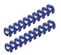 PHOVYAFI Cartucho de 10 Paquete Cinta de Etiqueta de plástico de 12 mm para LT-100H Labelmaker 200b QX50 Funciona con 91331 91201 91222 91202(White Glitter)