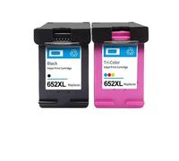 PHOVYAFI Cartucho de Tinta 652xl Compatible para Escritorio 1115 1118 2135 2136 2138 3635 3636 3835 4535 Impresoras(1 Set)