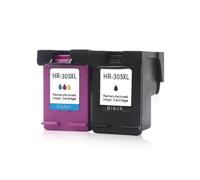 PHOVYAFI Cartucho de Tinta Compatible 305xl 305 para Escritorio de Escritorio(1 Set)