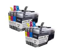 PHOVYAFI Cartucho de Tinta Compatible LC426 LC426XL para la Impresora MFC-J4335DW MFC-J4340DW MFC-J4535DW MFC-J4540DW(LC426XL 2 Set)