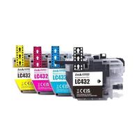 PHOVYAFI Cartucho de Tinta Compatible LC432 de Capacidad estándar Compatible con Impresora MFC J5340DW MFC J5740DW J6540DW J6740DW J6940DW(Magenta)