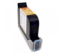 PHOVYAFI Cartucho de Tinta de Secado rápido de 25.4 mm Compatible con impresoras de inyección de Tinta no cifradas estándar(Black)