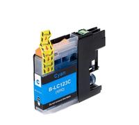 PHOVYAFI Cartucho de Tinta LC123 LC121 Compatible con DCP J4110DW J132W J152W J552DW J752DW MFC J470DW J650DW J870DW J245(Cyan)