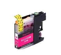 PHOVYAFI Cartucho de Tinta LC123 LC121 Compatible con DCP J4110DW J132W J152W J552DW J752DW MFC J470DW J650DW J870DW J245(Magenta)