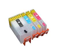 PHOVYAFI Cartucho de Tinta Recargable 4 Uds 920 920xl con Chip de reinicio automático Compatible con Impresora OfficeJet 6000 6500 6500A 7000 7500A