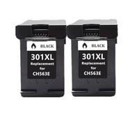 PHOVYAFI Cartucho de Tinta remanufactura Compatible para 301 XL 301 301xl Funciona con el Escritorio 2050se 2054a 1050se 3050se 3050a 3052a 5530 Impresoras(2Pcs Black)