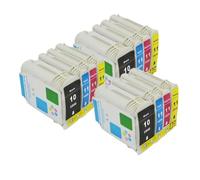 PHOVYAFI Cartuchos de Tinta compatibles para 10 11 DesignJet 110 100Plus C4844A Ink Jet 2800DT 2800DTN Impresora(3 Set)