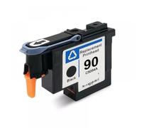 PHOVYAFI Impresión Compatible 90 C5057A C5054A C5055A C5056A para DesignJet 4000 4000PS 4520 4020 4500 Impresoras(Black)