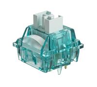 PHOVYAFI Interruptor de Cian cremoso 5 Pines 50 ± 7gf CLICKY Switch táctil Factory Lubed 45 PCS Compatible(45pcs)