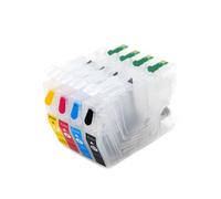 PHOVYAFI Recarga de Cartucho de Tinta LC401 Compatible para impresoras MFC J1010 J1012 J1170 con Chip