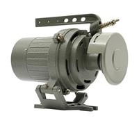PHOYUXM Motor de máquina de coser eléctrico, motor de embrague de 400 W para máquinas de coser industriales, 2850 rpm, servo motor de 220 V, motor industrial, gris, con cubierta protectora