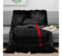 PHQAZWSXE Estampado 3D Sports-Car-Front Manta para Todas Las Estaciones Microfibra Ropa de Cama versátil Racing-Design frazada Suave para Estudiantes Fuera de casa 60x80inch(150x200cm)