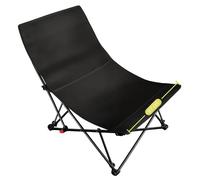 PHQCIV Silla de Camping portátil Regulable en 4 Posiciones,Asiento de 67 cm de Ancho.Silla Plegable,Silla Deportiva,Silla para Exteriores y Silla para césped,Capacidad de 160 kg(Black)
