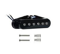 Phrilam Pro ST Escalonado Vintage Alnico 5 Bobina Única Media/50 mm Pickup 5.6K para guitarra eléctrica Strat Style, color negro