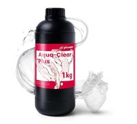 Phrozen Aqua-Clear Plus | Resina Transparente Estándar de Impresora 3D | Curado Rápido, Baja Contracción | Resina UV de 405 nm para LCD/DLP/SLA - Transparente (1kg)