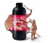 Phrozen Aqua Red-Clay 8K | Resina de Impresora 3D | Resina Estándar de Curado por Luz UV de 405 nm | Printing Resin para LCD/DLP/SLA Impresora | Alta Resolución y Precisión - Rojo (1kg)